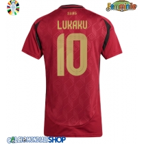 Maglie da calcio Belgio Romelu Lukaku #10 Prima Maglia Femminile Europei 2024 Manica Corta